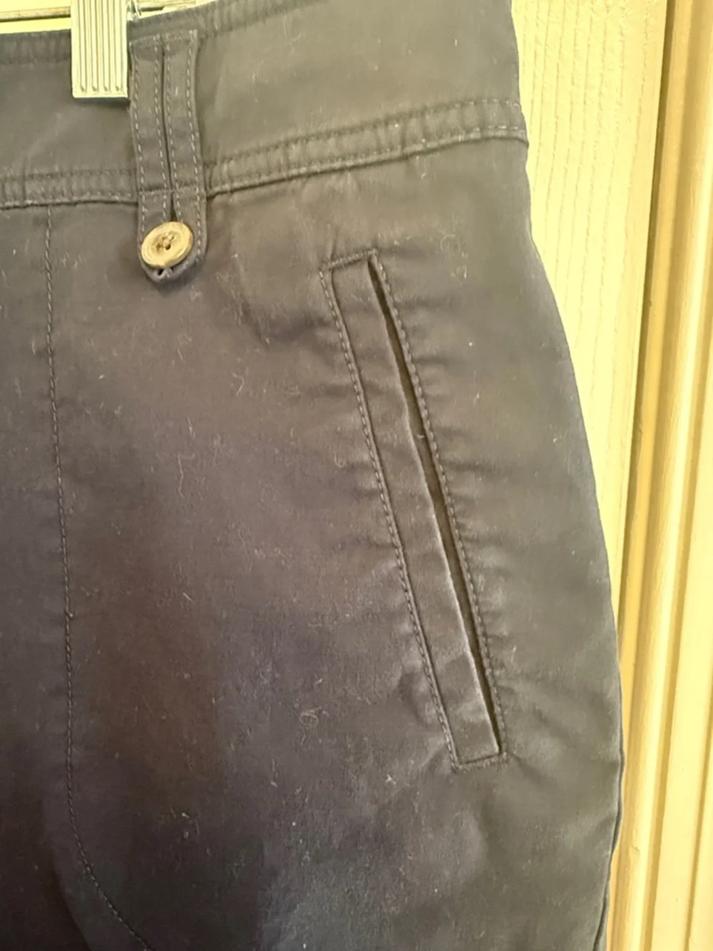 Talbots Navy Cotton Shorts 5.5” Inseam Sz 20WP - Picture 3 of 6